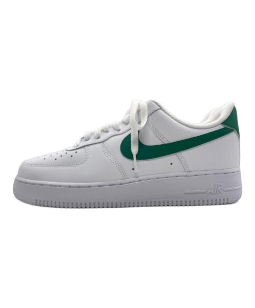 NIKE（ナイキ）NIKE (ナイキ) AIR FORCE 1 '07 ホワイト×グリーン サイズ:SIZE 27cm 未使用品の古着・服飾アイテム