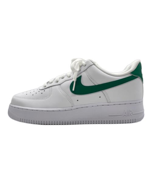 NIKE（ナイキ）NIKE (ナイキ) AIR FORCE 1 '07 ホワイト×グリーン サイズ:SIZE 27cm 未使用品の古着・服飾アイテム
