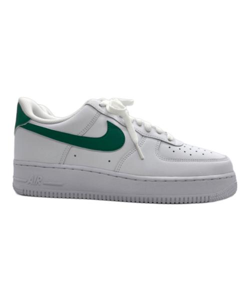 NIKE（ナイキ）NIKE (ナイキ) AIR FORCE 1 '07 ホワイト×グリーン サイズ:SIZE 27cm 未使用品の古着・服飾アイテム