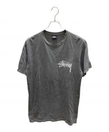 stussy（ステューシー）の古着「ロゴプリントTシャツ」｜グレー