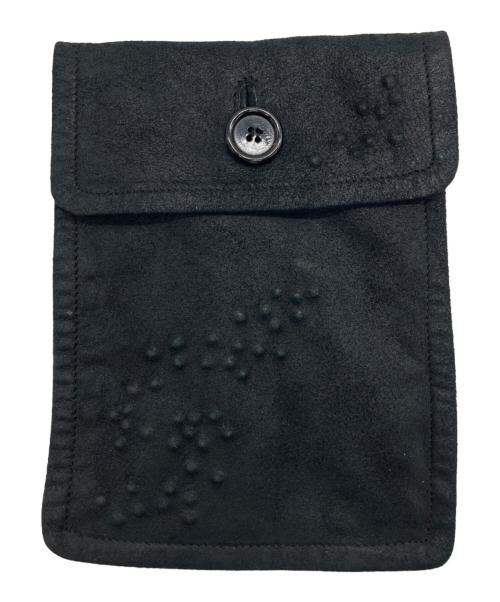 ANN DEMEULEMEESTER（アンドゥムルメステール）ANN DEMEULEMEESTER (アンドゥムルメステール) レザーポシェット ブラック サイズ:下記参照の古着・服飾アイテム