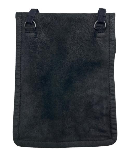 ANN DEMEULEMEESTER（アンドゥムルメステール）ANN DEMEULEMEESTER (アンドゥムルメステール) レザーポシェット ブラック サイズ:下記参照の古着・服飾アイテム
