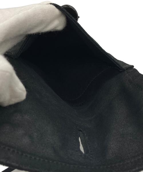 ANN DEMEULEMEESTER（アンドゥムルメステール）ANN DEMEULEMEESTER (アンドゥムルメステール) レザーポシェット ブラック サイズ:下記参照の古着・服飾アイテム