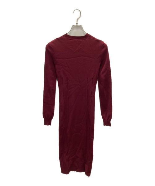 ALEXANDER McQUEEN（アレキサンダーマックイーン）ALEXANDER McQUEEN (アレキサンダーマックイーン) ニットワンピース レッド サイズ:SIZE XSの古着・服飾アイテム