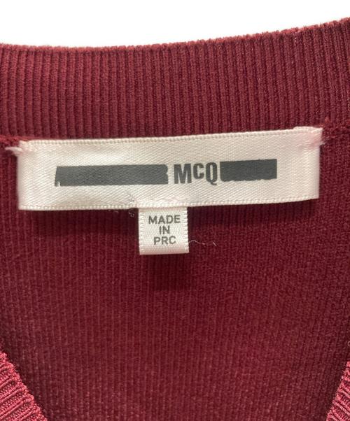 ALEXANDER McQUEEN（アレキサンダーマックイーン）ALEXANDER McQUEEN (アレキサンダーマックイーン) ニットワンピース レッド サイズ:SIZE XSの古着・服飾アイテム