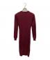 ALEXANDER McQUEEN (アレキサンダーマックイーン) ニットワンピース レッド サイズ:SIZE XS：13000円