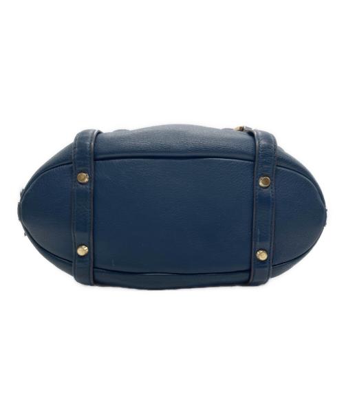 MICHAEL KORS（マイケル・コース）MICHAEL KORS (マイケル・コース) Bedford Belted Medium Leather Satchel ネイビー サイズ:下記参照の古着・服飾アイテム