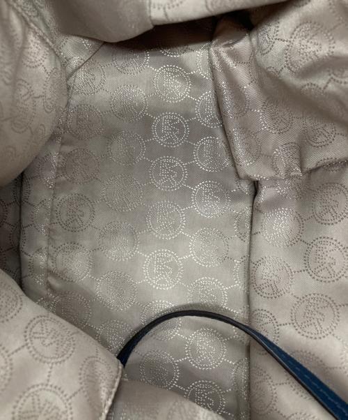 MICHAEL KORS（マイケル・コース）MICHAEL KORS (マイケル・コース) Bedford Belted Medium Leather Satchel ネイビー サイズ:下記参照の古着・服飾アイテム