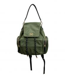 LANVIN en Bleu（ランバンオンブルー）の古着「リセ 2WAYリュック」｜オリーブ