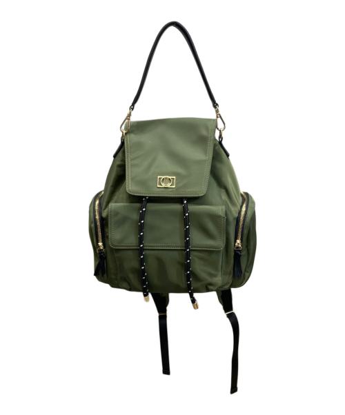 LANVIN en Bleu（ランバンオンブルー）LANVIN en Bleu (ランバンオンブルー) リセ 2WAYリュック オリーブ サイズ:下記参照の古着・服飾アイテム