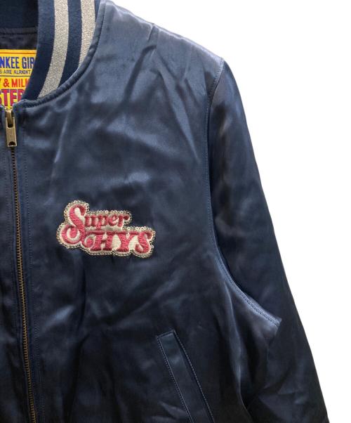 Hysteric Glamour（ヒステリックグラマー）Hysteric Glamour (ヒステリックグラマー) スカジャン ネイビー サイズ:SIZE Mの古着・服飾アイテム