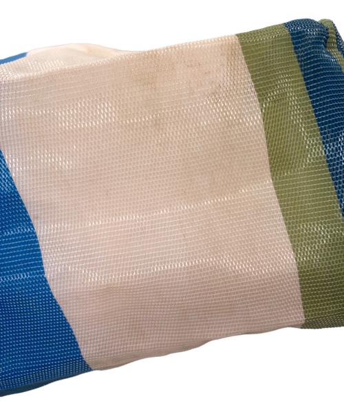 MARNI（マルニ）MARNI (マルニ) マーケット ストライプ トートバッグ ブルー×ピンク サイズ:下記参照の古着・服飾アイテム