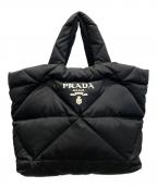 PRADAプラダ）の古着「Re-Nylon パテッドトートバック」｜ブラック