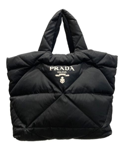 PRADA（プラダ）PRADA (プラダ) Re-Nylon パテッドトートバック ブラック サイズ:下記参照の古着・服飾アイテム