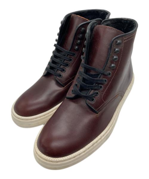 SWEAR LONDON（スウェアロンドン）SWEAR LONDON (スウェアロンドン) レザースニーカーブーツ ブラウン サイズ:SIZE 42の古着・服飾アイテム