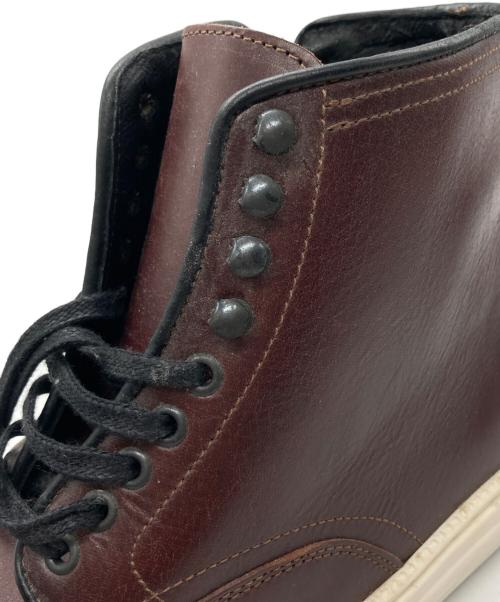 SWEAR LONDON（スウェアロンドン）SWEAR LONDON (スウェアロンドン) レザースニーカーブーツ ブラウン サイズ:SIZE 42の古着・服飾アイテム