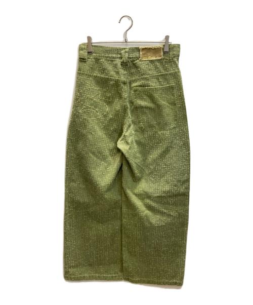 scuffers（スカッファー）scuffers (スカッファー) バギーパンツ グリーン サイズ:SIZE 38の古着・服飾アイテム