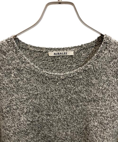 AURALEE（オーラリー）AURALEE (オーラリー) AIRY SILK WOOL KNIT P/O ブラウン サイズ:SIZE 5の古着・服飾アイテム