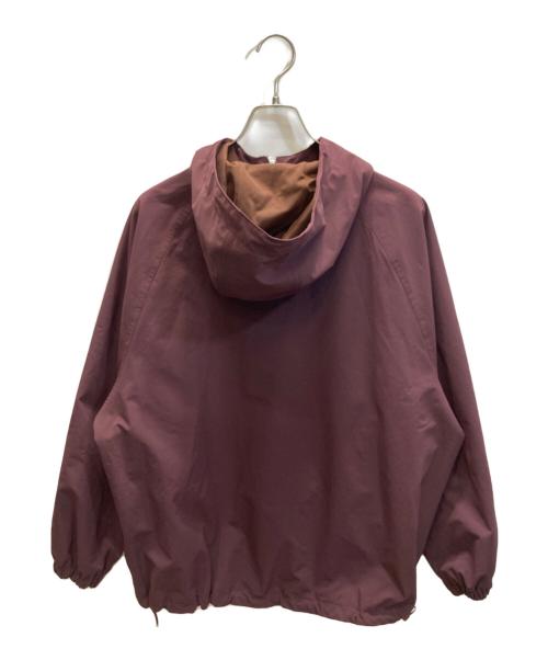gadid anoniem（ガディッド アノニム）gadid anoniem (ガディッド アノニム) BRUCK/BORDEAUX ナイロンジャケット ボルドー サイズ:SIZE FREEの古着・服飾アイテム