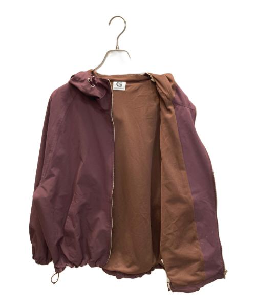 gadid anoniem（ガディッド アノニム）gadid anoniem (ガディッド アノニム) BRUCK/BORDEAUX ナイロンジャケット ボルドー サイズ:SIZE FREEの古着・服飾アイテム