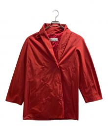 MaxMara（マックスマーラ）の古着「ダブルスナップボタンコート」｜レッド