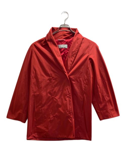 MaxMara（マックスマーラ）MaxMara (マックスマーラ) ダブルスナップボタンコート レッド サイズ:40の古着・服飾アイテム