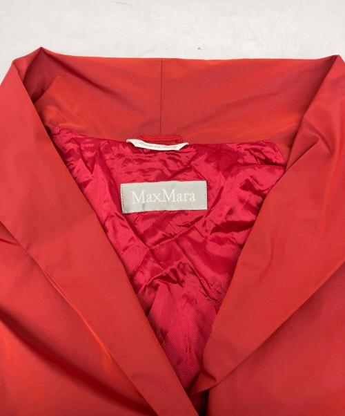 MaxMara（マックスマーラ）MaxMara (マックスマーラ) ダブルスナップボタンコート レッド サイズ:40の古着・服飾アイテム