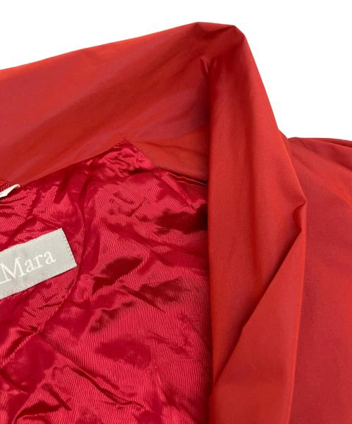 MaxMara（マックスマーラ）MaxMara (マックスマーラ) ダブルスナップボタンコート レッド サイズ:40の古着・服飾アイテム