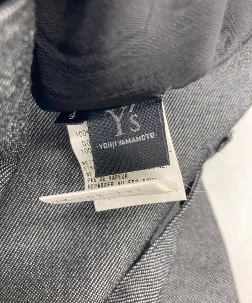 Y's（ワイズ）Y's (ワイズ) ラップスカート グレー サイズ:SIZE 4の古着・服飾アイテム
