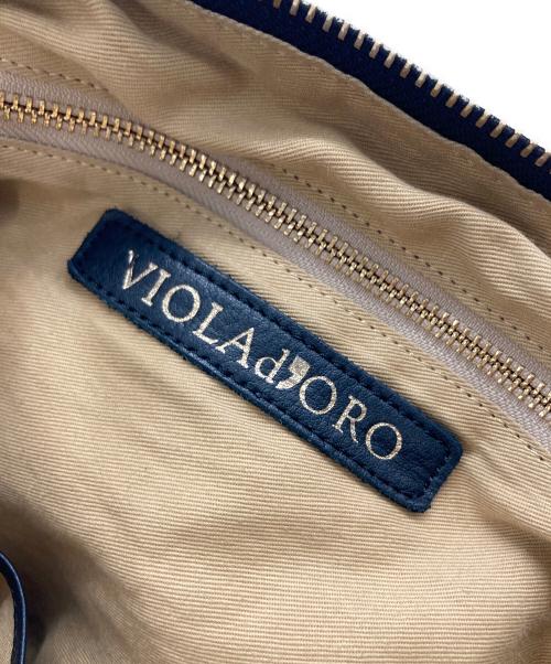 VIOLAd'ORO（ヴィオラドーロ）VIOLAd'ORO (ヴィオラドーロ) 2WAYレザーバッグ ブラック サイズ:下記参照の古着・服飾アイテム