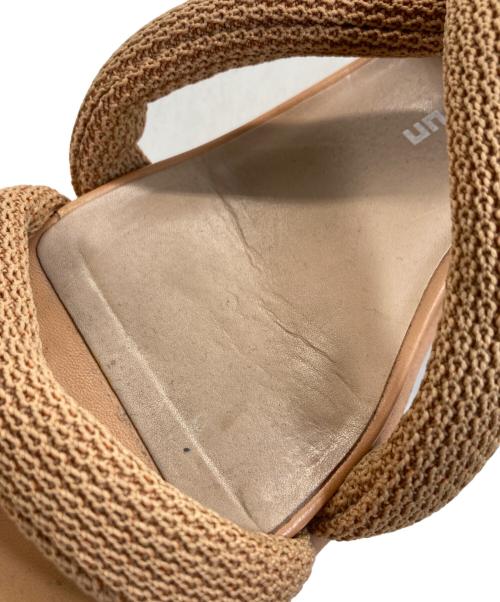 ISSEY MIYAKE（イッセイミヤケ）ISSEY MIYAKE (イッセイミヤケ) UNITED NUDE (ユナイテッドヌード) サンダル ブラウン サイズ:37の古着・服飾アイテム