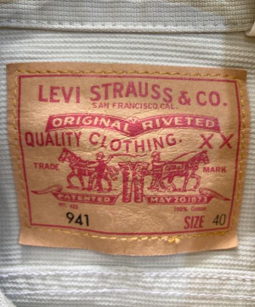 LEVI'S VINTAGE CLOTHING（リーバイス ビンテージ クロージング）LEVI'S VINTAGE CLOTHING (リーバイス ビンテージ クロージング) 941 ピケトラッカージャケット アイボリー サイズ:SIZE 40の古着・服飾アイテム
