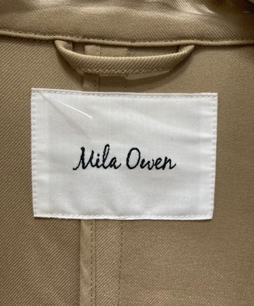 Mila Owen（ミラオーウェン）Mila Owen (ミラオーウェン) 共ベルト付憲章デザイントレンチコート ベージュ サイズ:SIZE 0の古着・服飾アイテム