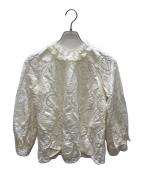 SEZANEセザンヌ）の古着「レースブラウス」｜アイボリー