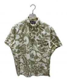 stussy（ステューシー）の古着「プルオーバーアロハシャツ」｜カーキ×ベージュ