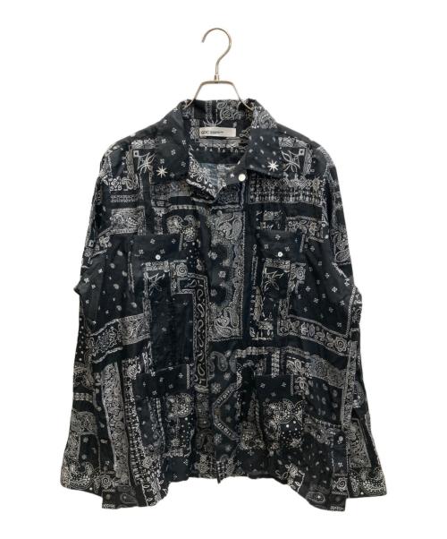 GDC（ジーディーシー）GDC (ジーディーシー) MIYAGIHIDETAKA (ミヤギヒデタカ) Cuban Shirt ブラック サイズ:SIZE Lの古着・服飾アイテム