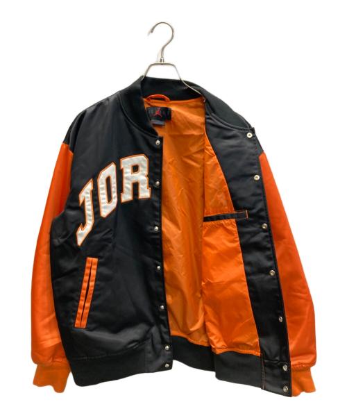 JORDAN（ジョーダン）JORDAN (ジョーダン) BRK CLGTE バーシティ ジャケット オレンジ×ブラック サイズ:SIZE Mの古着・服飾アイテム