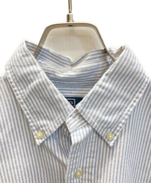 POLO RALPH LAUREN（ポロ・ラルフローレン）POLO RALPH LAUREN (ポロ・ラルフローレン) THE BIG FIT ボタンダウンシャツ ブルー×ホワイト サイズ:SIZE Mの古着・服飾アイテム