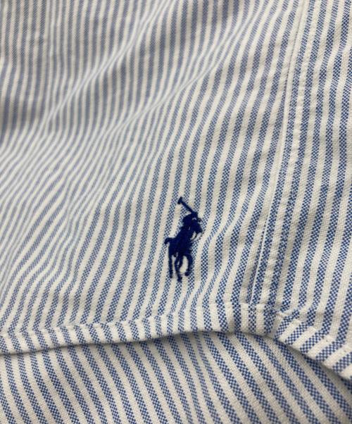 POLO RALPH LAUREN（ポロ・ラルフローレン）POLO RALPH LAUREN (ポロ・ラルフローレン) THE BIG FIT ボタンダウンシャツ ブルー×ホワイト サイズ:SIZE Mの古着・服飾アイテム