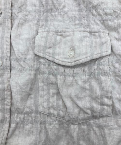 J.S HOMESTEAD（ジャーナルスタンダード ホームステッド）J.S HOMESTEAD (ジャーナルスタンダード ホームステッド) フーデットシャツ ベージュ サイズ:SIZE Mの古着・服飾アイテム