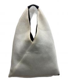 MM6 Maison Margiela（エムエムシックスメゾンマルジェラ）の古着「メッシュ ジャパニーズバッグ」｜ホワイト