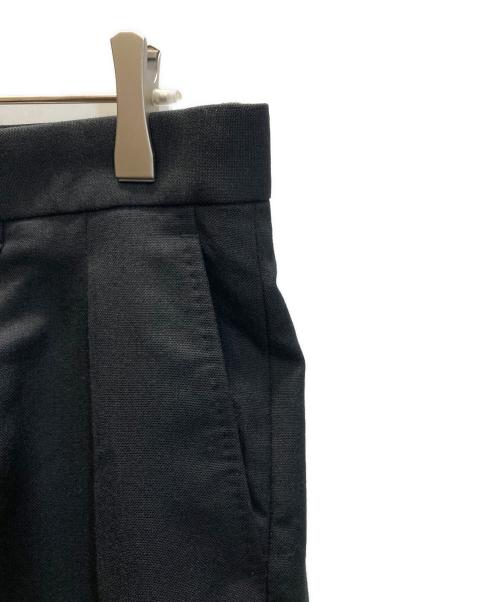 STEVEN ALAN（スティーブンアラン）STEVEN ALAN (スティーブンアラン) ウール オックスフォード イン ツープリーツ ドレス トラウザーズ ブラック サイズ:SIZE XLの古着・服飾アイテム