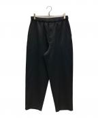 H BEAUTY&YOUTHエイチ ビューティー&ユース）の古着「ウーステッドヴェイカントイージーパンツ」｜ブラック