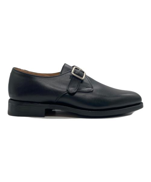 Tricker's（トリッカーズ）Tricker's (トリッカーズ) MAYFAIR モンクストラップシューズ ブラック サイズ:SIZE 6の古着・服飾アイテム