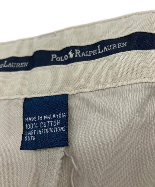 POLO RALPH LAUREN（ポロ・ラルフローレン）POLO RALPH LAUREN (ポロ・ラルフローレン) ポロチノ2タックパンツ ベージュ サイズ:SIZE 76の古着・服飾アイテム