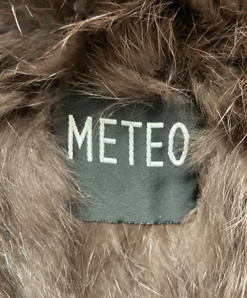METEO（メテオ）METEO (メテオ) ファージャケット ブラウン サイズ:36の古着・服飾アイテム
