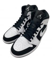 NIKE（ナイキ）の古着「Air Jordan 1 Mid "White/Black"」｜ホワイト×ブラック