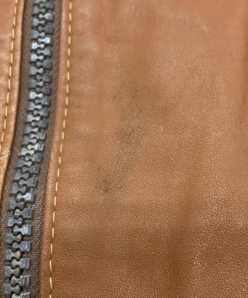 echtes leder（エヒテス レーダァ）ECHTES LEDER (エヒテス レーダァ) レザージャケット ブラウン サイズ:52の古着・服飾アイテム