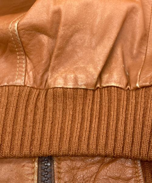 echtes leder（エヒテス レーダァ）ECHTES LEDER (エヒテス レーダァ) レザージャケット ブラウン サイズ:52の古着・服飾アイテム