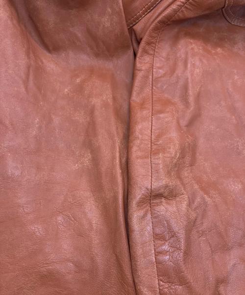 echtes leder（エヒテス レーダァ）ECHTES LEDER (エヒテス レーダァ) レザージャケット ブラウン サイズ:52の古着・服飾アイテム
